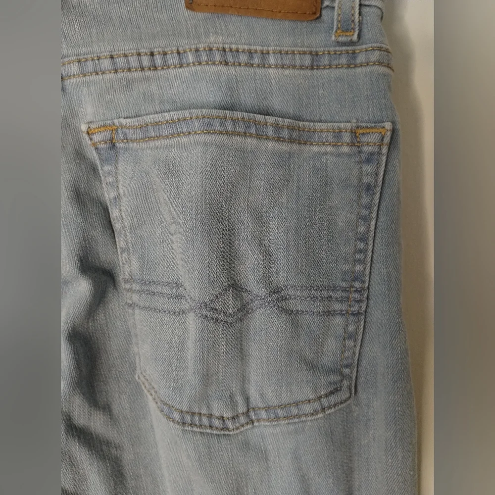 Levi's Denizen Taper Distressed Blue Jeans Size‎ 14 Regular Big Kids